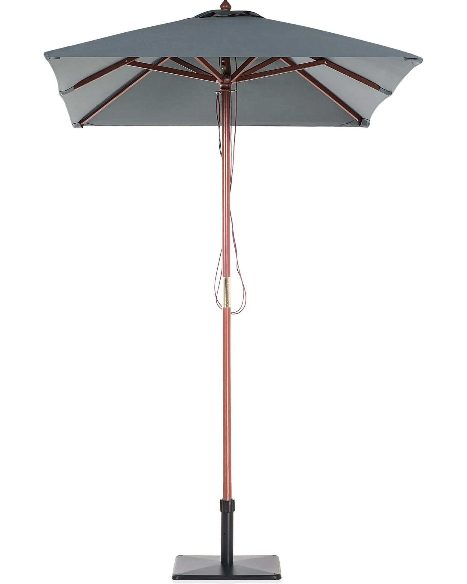 Parasol ogrodowy składany 194x144 szary