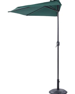 Parasol półokrągły ogrodowy 270 cm zielony