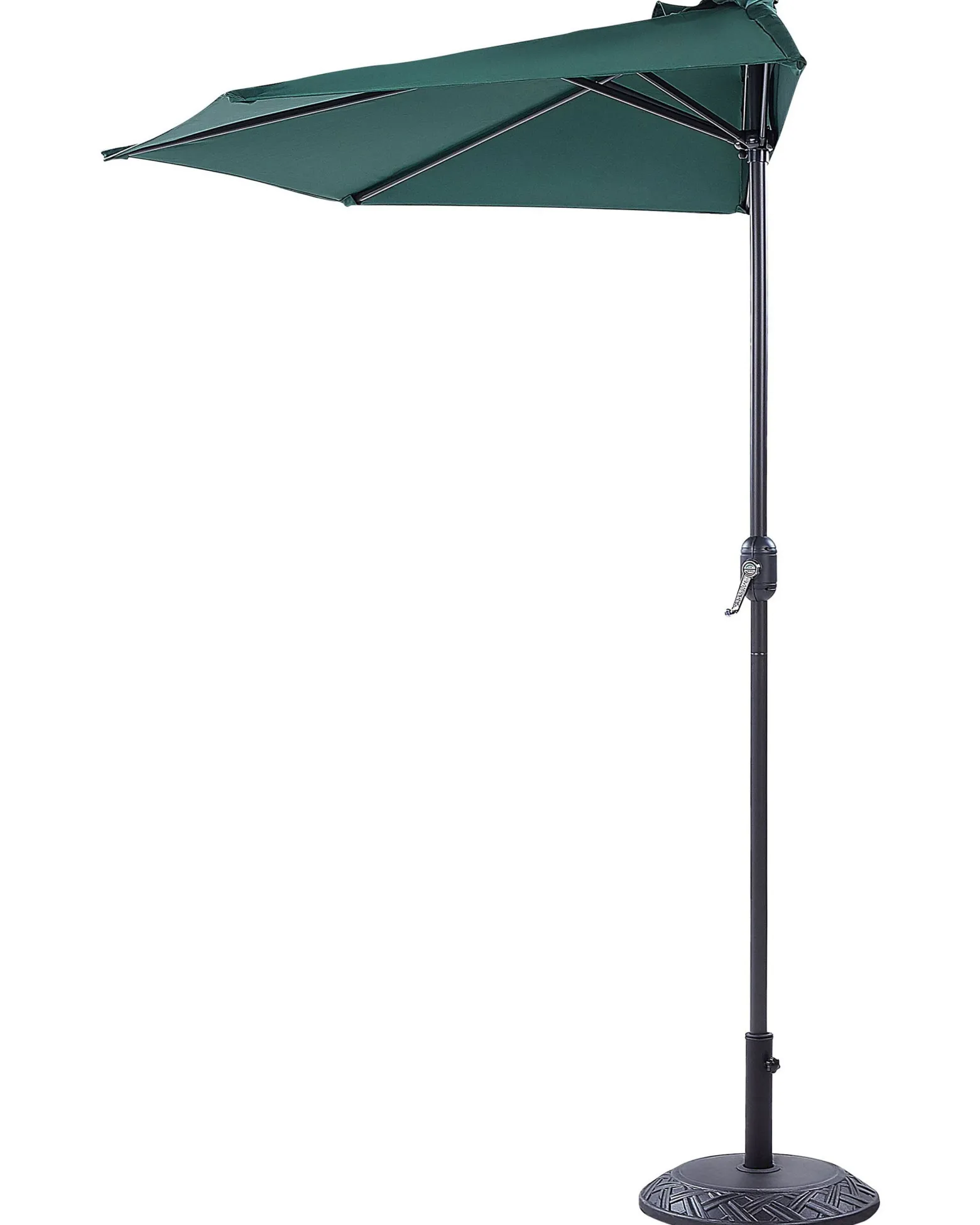 Parasol półokrągły ogrodowy 270 cm zielony