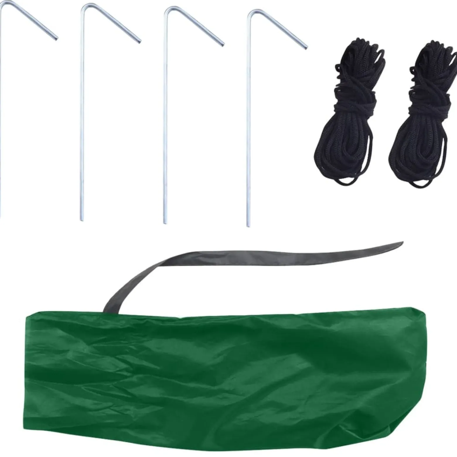 Parasol wędkarski Zielony 240 x 210 cm vidaXL