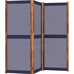 Parawan Dekoracyjny Składany Parawan Panelowy Ciemnoniebieski 210x180 cm