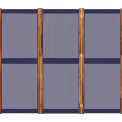 Parawan Dekoracyjny Składany Parawan Panelowy Ciemnoniebieski 210x180 cm