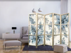 Parawan Japoński 5-panelowy Florystyczne Ornamenty 225x172cm