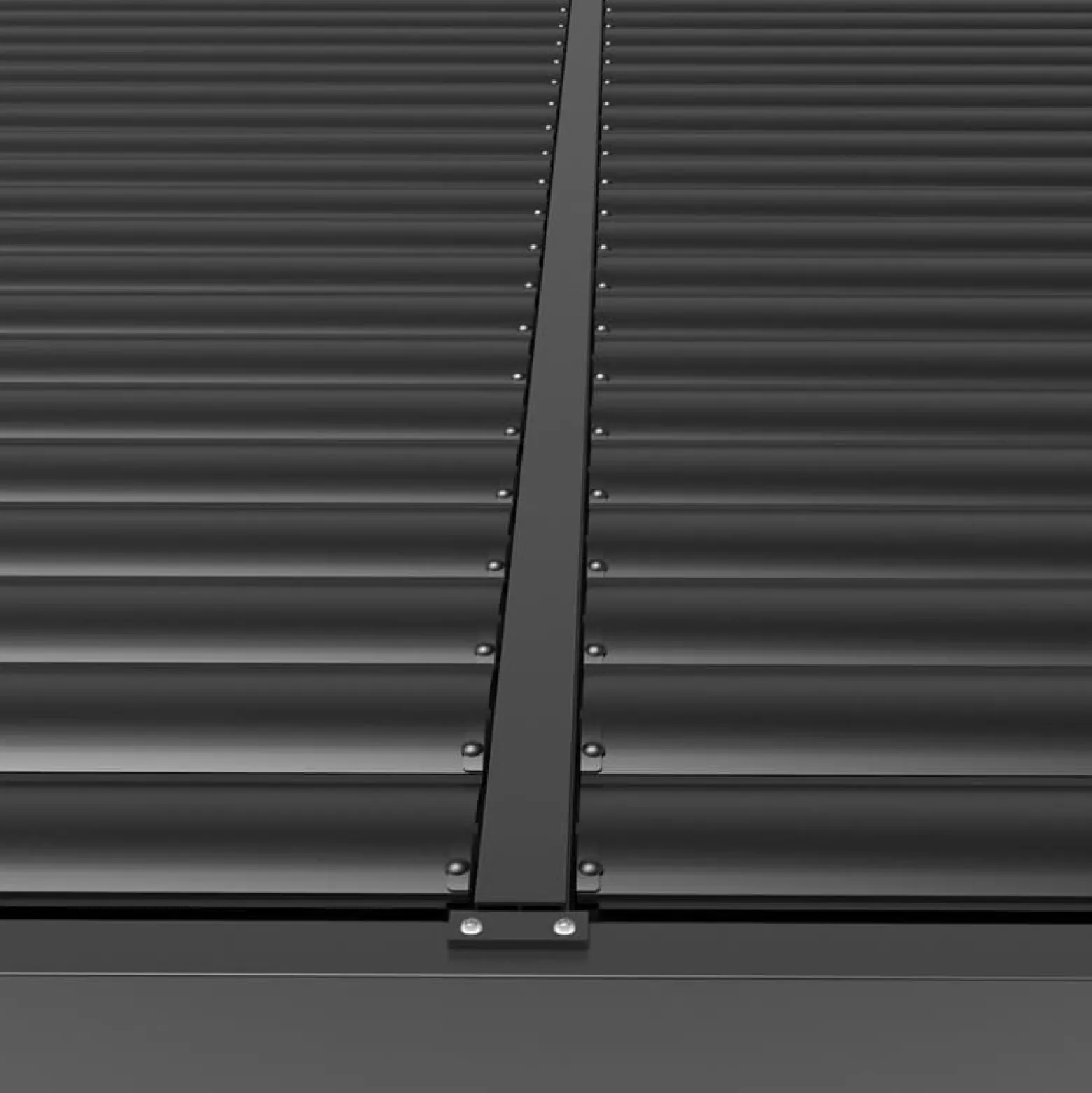 Pergola ogrodowa Luxe 7.8x3m aluminiowa z oświetleniem antracyt