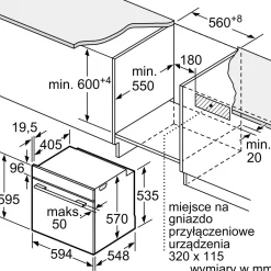Piekarnik z funkcją pary SIEMENS HR532GBS3 iQ300