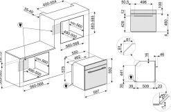 Piekarnik z funkcją pary SMEG SOP6102S2PB3