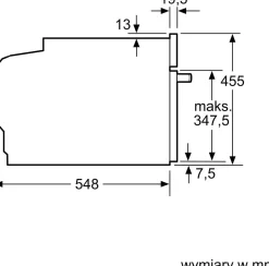 Piekarnik z kuchenką mikrofalową SIEMENS CM736GAB1