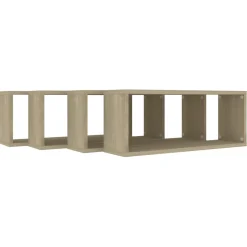 Półka ścienna Brąz 60 x 15 x 23 cm Materiał drewnopochodny vidaXL