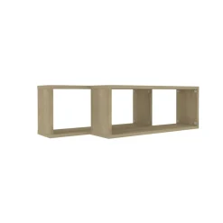 Półka ścienna Brąz 60 x 15 x 23 cm Materiał drewnopochodny vidaXL