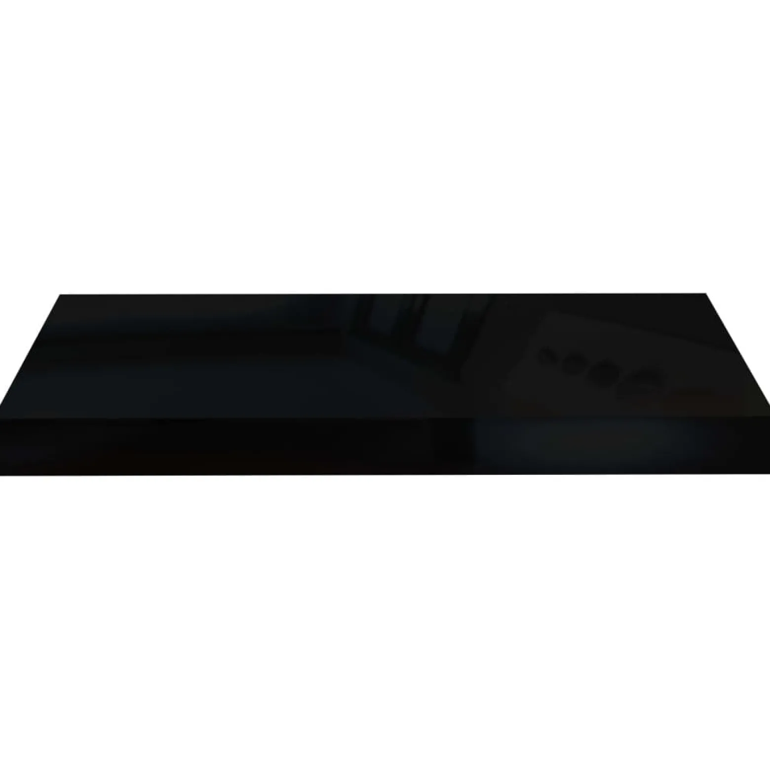 Półka ścienna Czarny 50 x 23 x 3.8 cm MDF vidaXL
