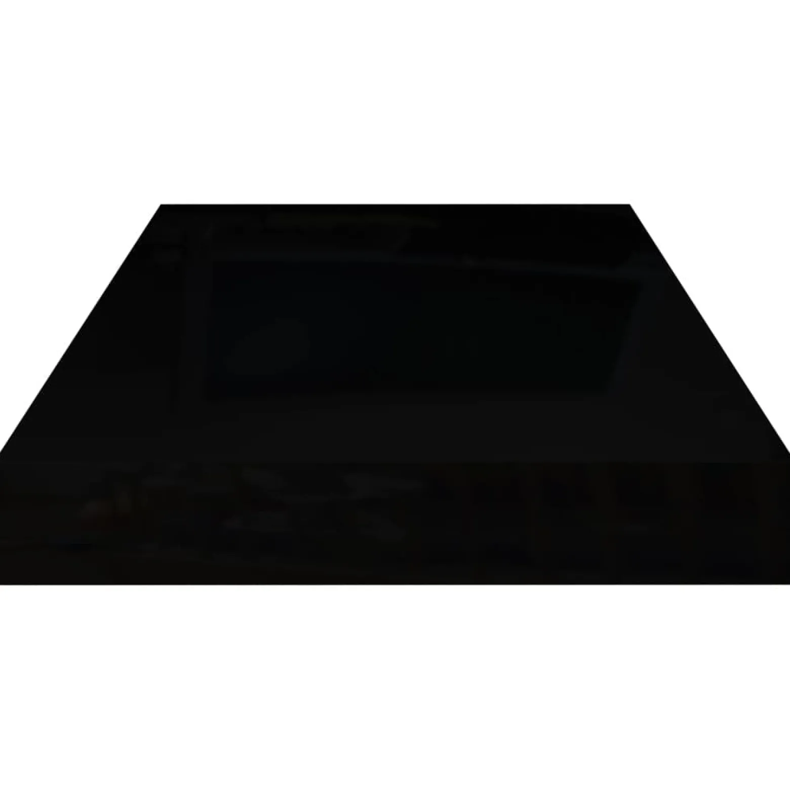 Półka ścienna Czarny 50 x 23 x 3.8 cm MDF vidaXL