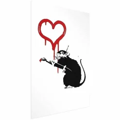 Plakat Love Rat 21x30 cm