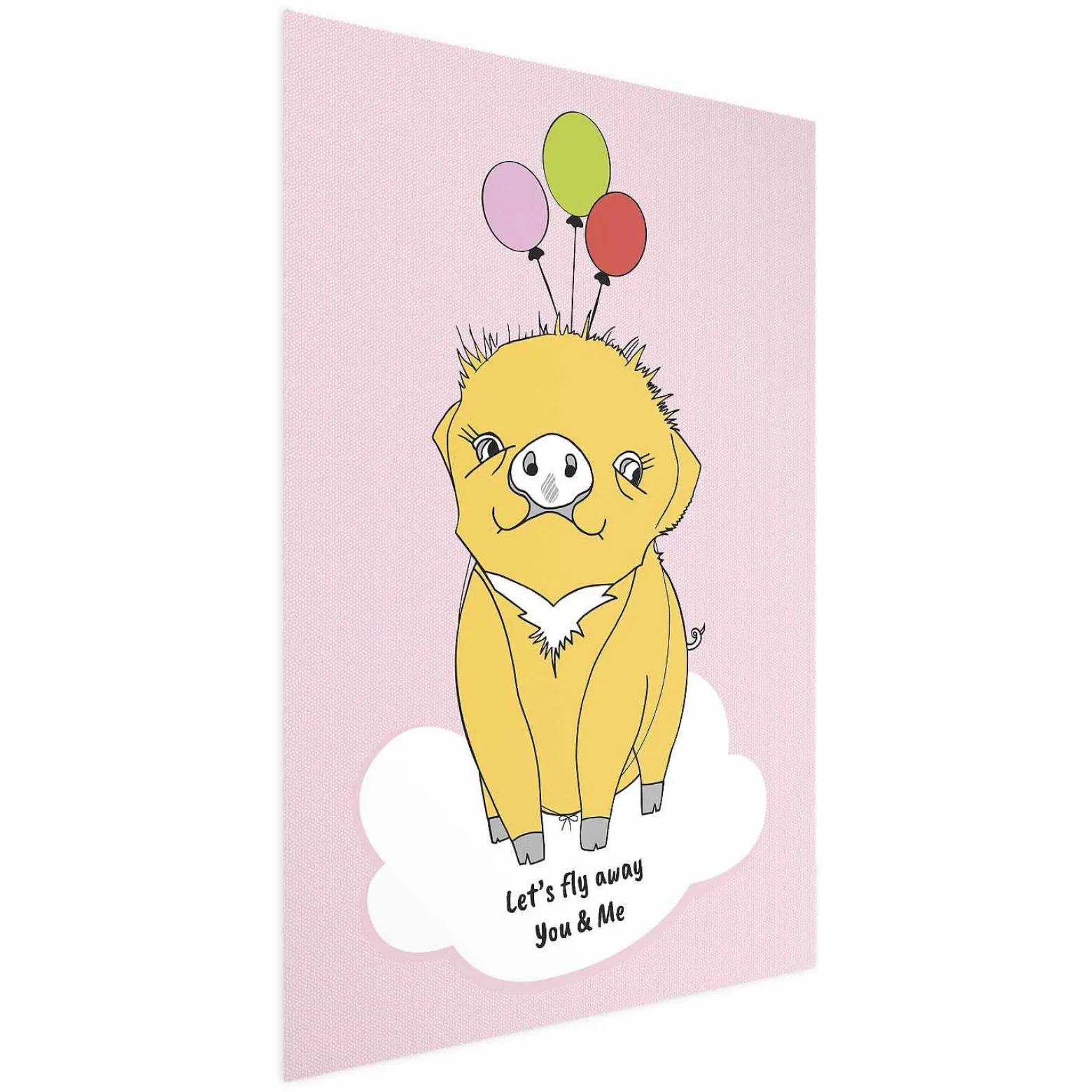 Plakat Podniebna świnka 21x30 cm