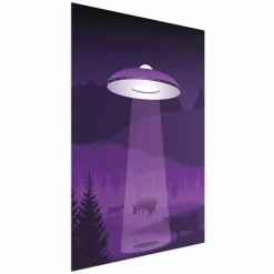 Plakat Ufo 21x30 cm