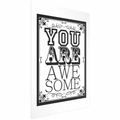 Plakat You are awesome 21x30 cm