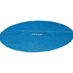 Plandeka solarna do basenu Niebieski 448 cm Polietylen INTEX