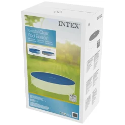 Plandeka solarna do basenu Niebieski 448 cm Polietylen INTEX