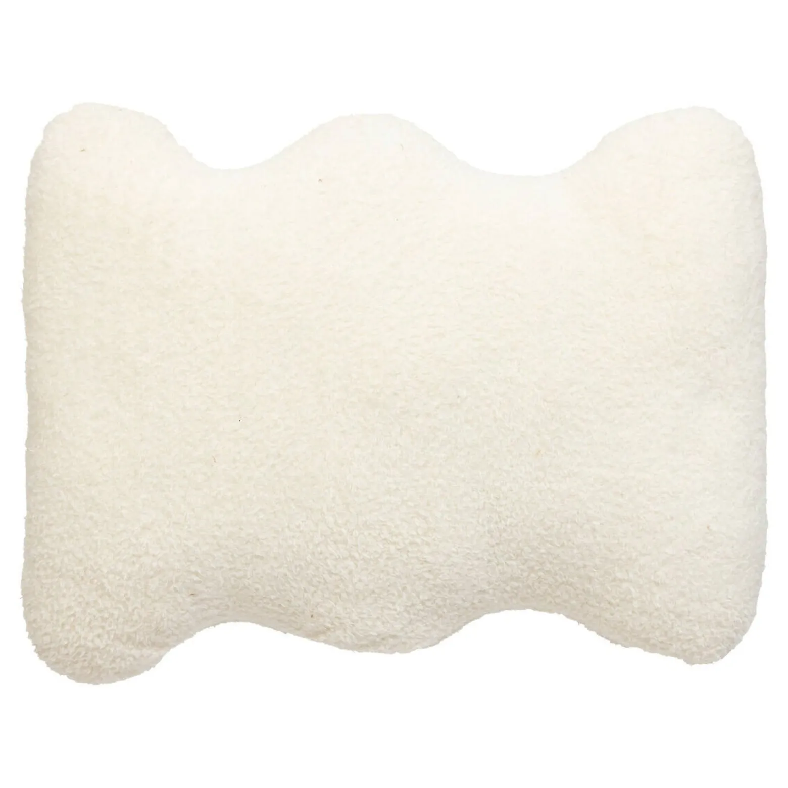 Poduszka dekoracyjna bouclé WAVY BLISS, 48 x 13 x 35 cm