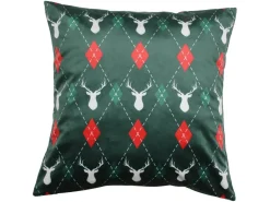 Poduszka dekoracyjna Deer 45x45 cm zielona