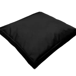 Poduszka Ogrodowa Płaska Pianka Z Zamkiem 60X60 Wodoodporna Czarna