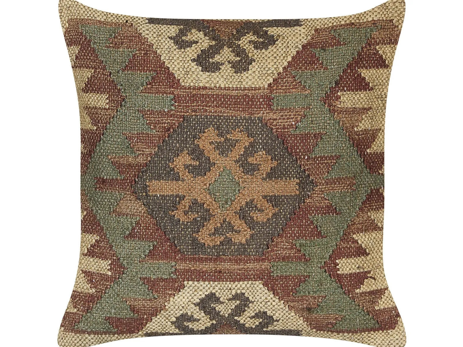 2 poduszki jutowe 45 x 45 cm wielokolorowe