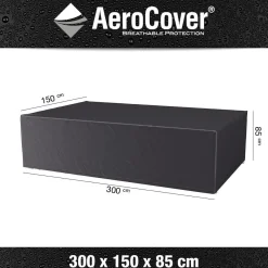 Pokrowiec na meble ogrodowe 7997 150x300x85 AeroCover szary