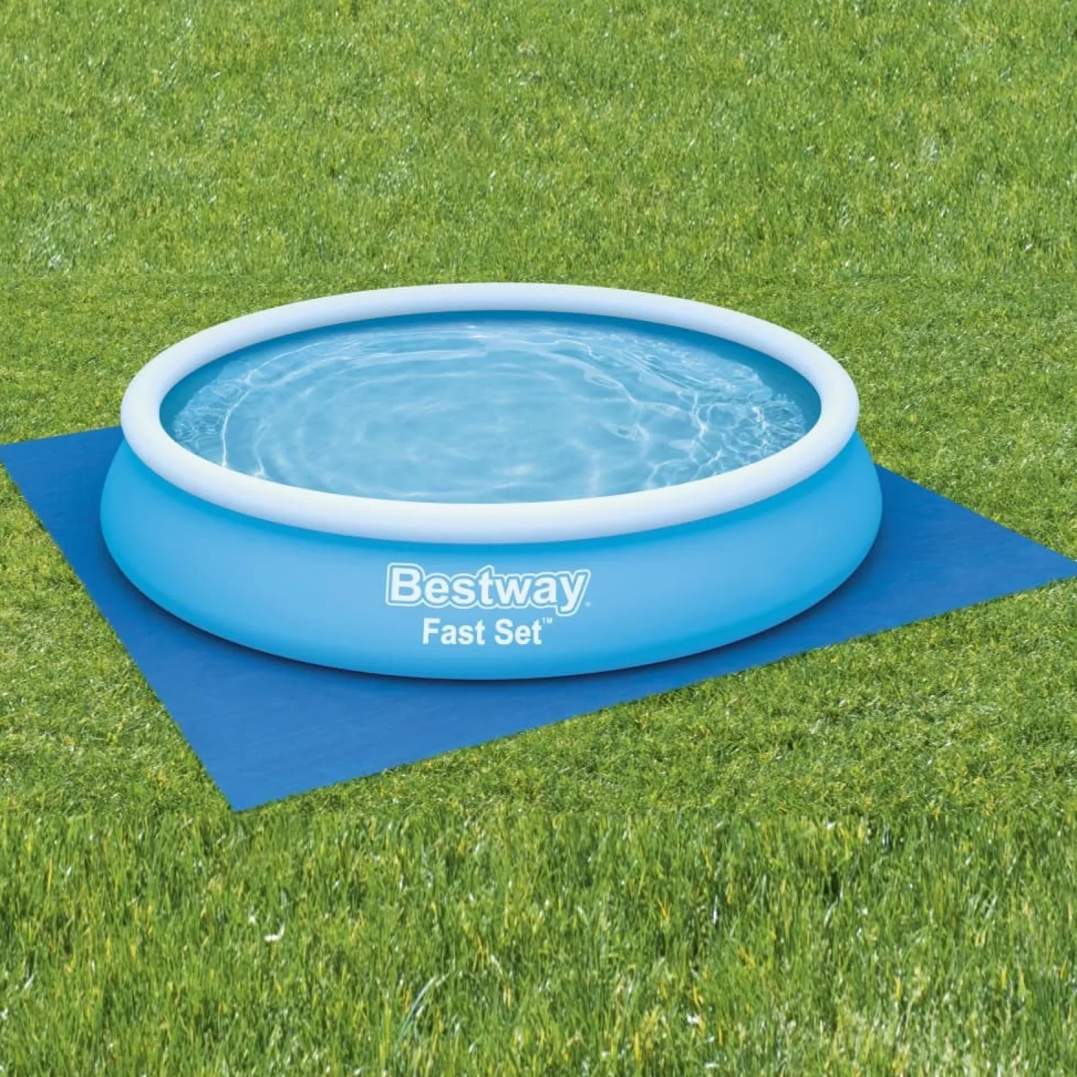 Pokrywa na basen Niebieski 396 x 396 cm Polietylen Bestway