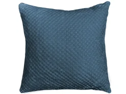 Poszewka 40x40 Amorro żakardowa błękitna wytłaczana 240g/m2