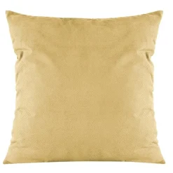 Poszewka 45x45 musztardowa Milo welurowa