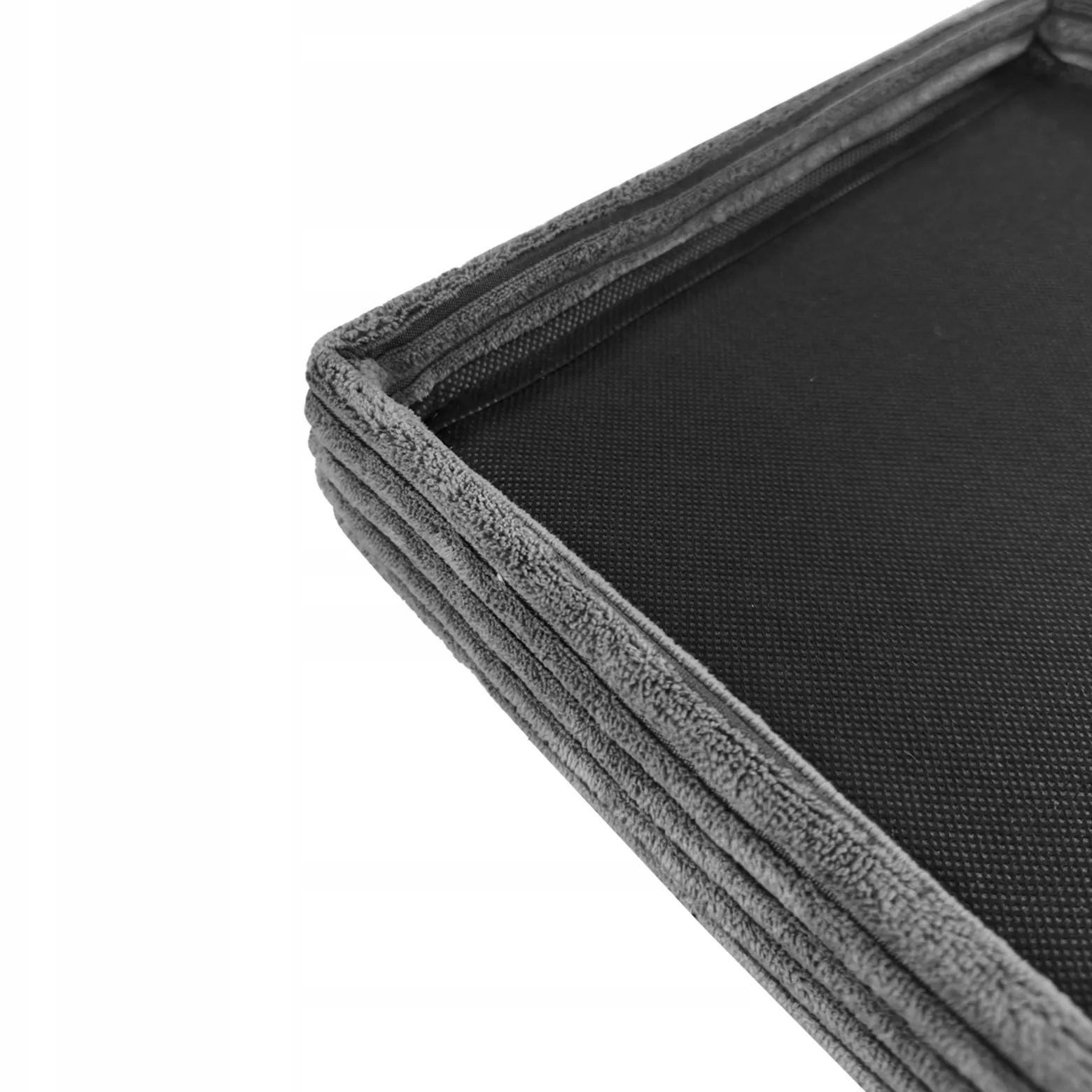 Pufa ze schowkiem siedzisko tapicerowana otwierana elegancka lampas c.szary