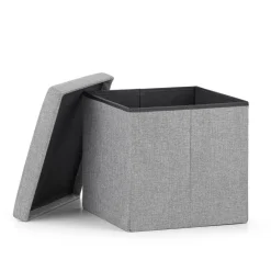 Pufa składana M - 30x30x30cm szara