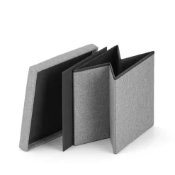 Pufa składana M - 30x30x30cm szara
