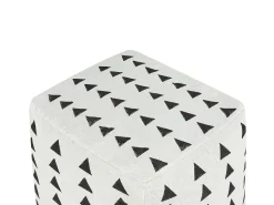 Puf TARODI Bawełna Złamana biel 45 cm