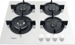 Płyta gazowa WHIRLPOOL AKT625WH 59 cm białe szkło