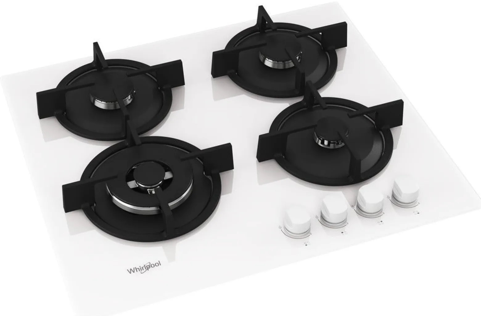 Płyta gazowa WHIRLPOOL AKT625WH 59 cm białe szkło