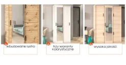 Płytka Szafa LUMI 150 cm Sonoma
