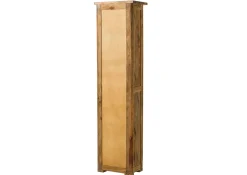 RAILWAY Szafka #179 Mango woskowane + metal 50x35x195cm