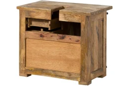 RAILWAY Szafka pod umywalkę #182 Mango woskowane 70x40x60cm