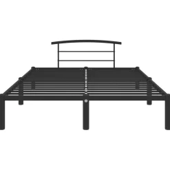 Rama łóżka Czarny 120 x 200 cm Metal vidaXL