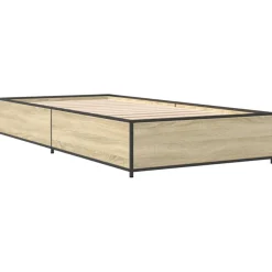Rama łóżka dąb sonoma 75x190 cm materiał drewnopochodny