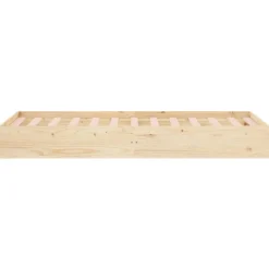 Rama łóżka lite drewno 75x190 cm pojedyncza