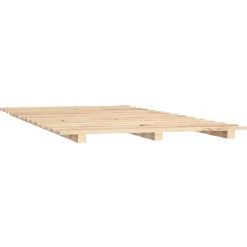Rama łóżka 150x200 cm lite drewno sosnowe