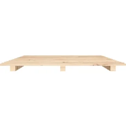 Rama łóżka 150x200 cm lite drewno sosnowe