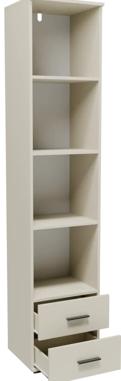 Regał CR3-ST3 180cm kaszmir szuflady półki szafka ubrania książki zabawki