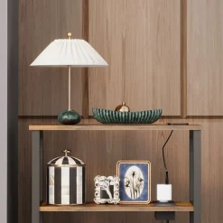 Regał do salonu półka z wejściem usb na książki brąz loft pojemna szafka