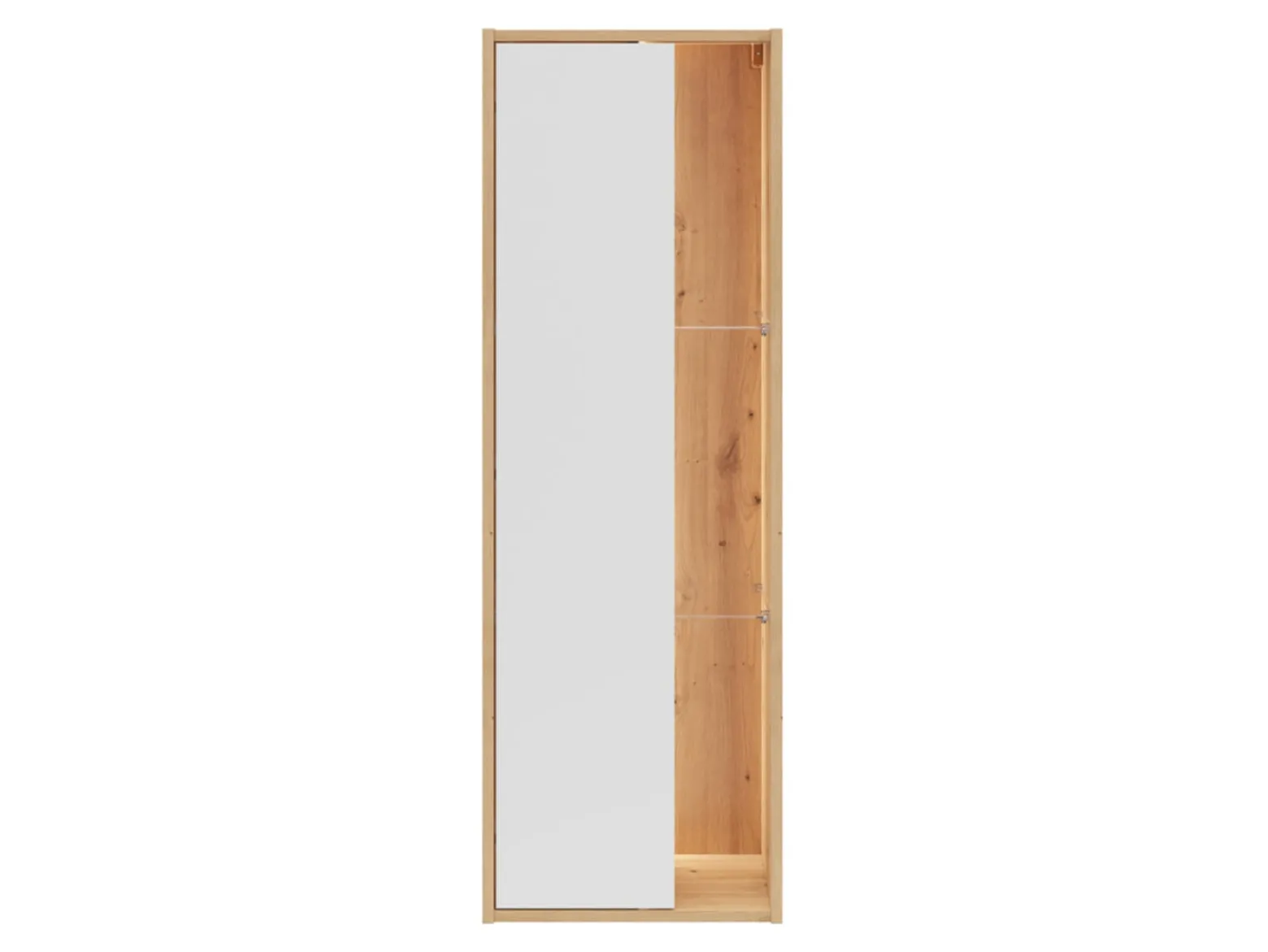 Regał Gap 47 cm z drzwiami i 3 półkami dąb artisan/biały
