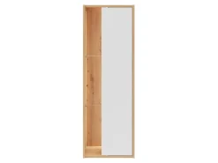 Regał Gap 47 cm z drzwiami i 3 półkami dąb artisan/biały