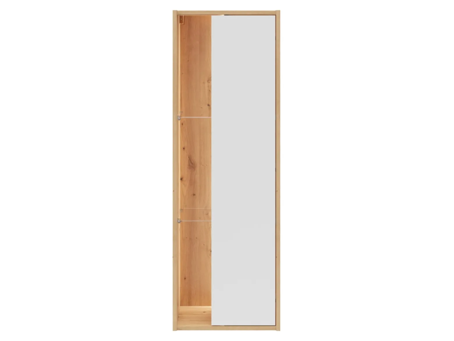 Regał Gap 47 cm z drzwiami i 3 półkami dąb artisan/biały