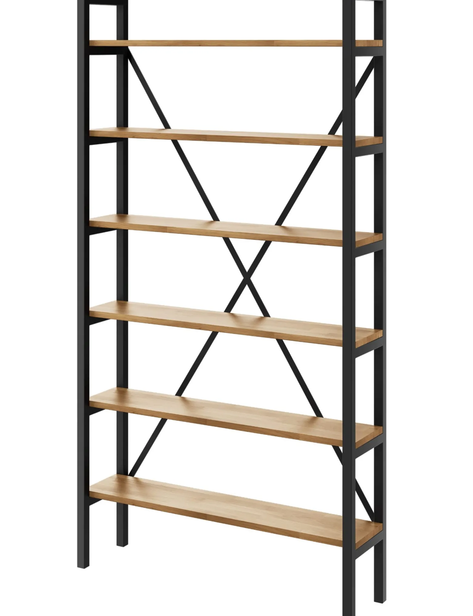 Regał Medium Industrial Loft na książki D6 190x60x20 cm