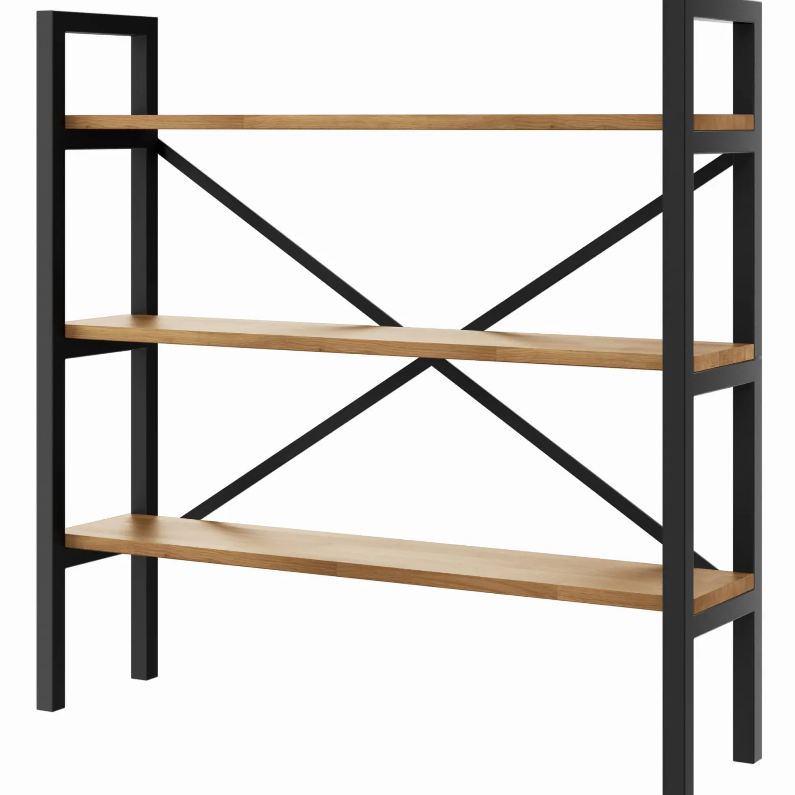 Regał Medium Industrial Loft na książki D3 100x60x20 cm